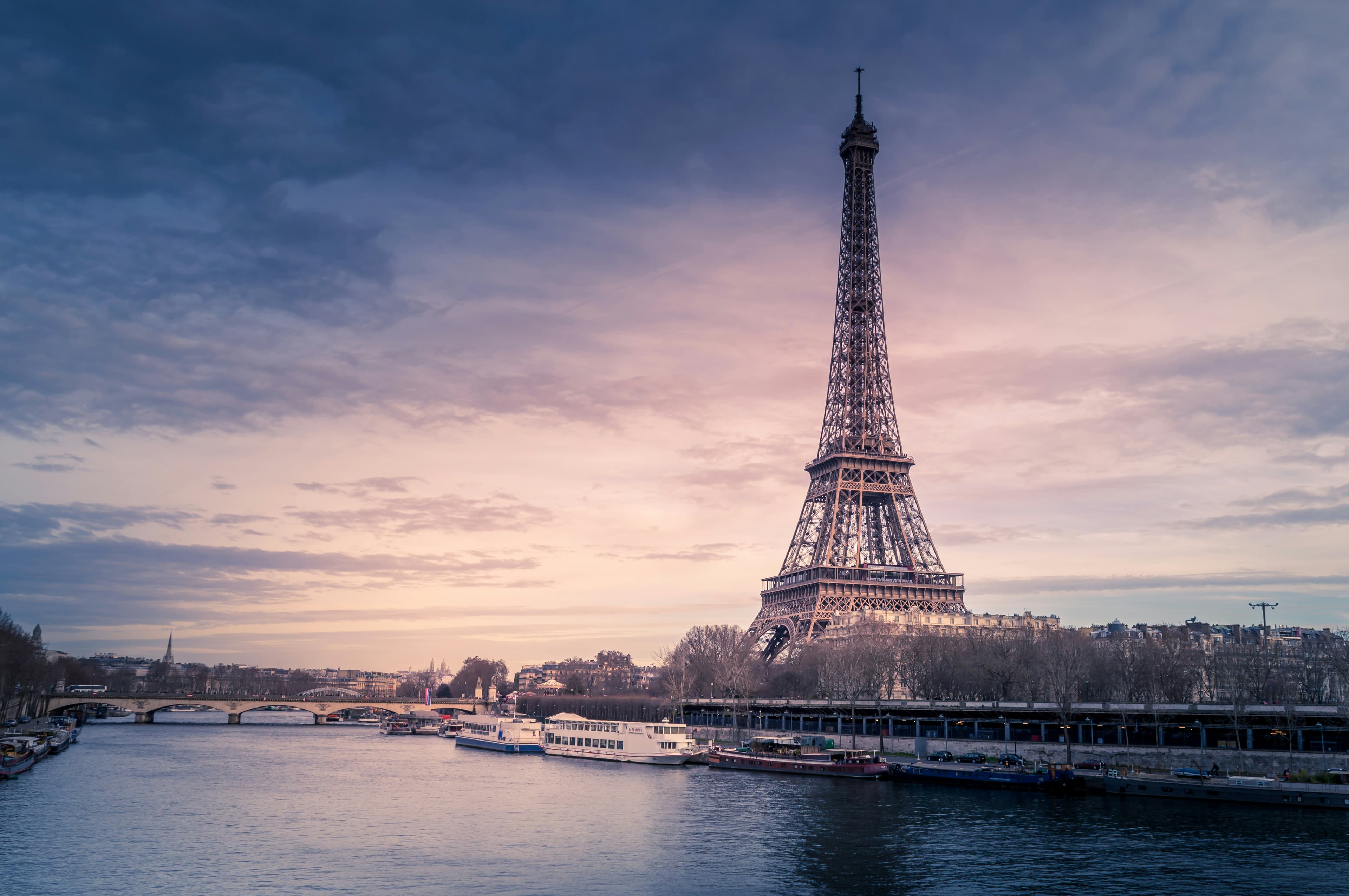 Paris skyline with the Eiffel Tower